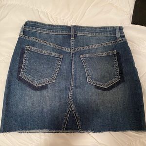 Just Black Jean Skirt